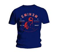 Eminem - T-Shirt # S Blue,Green Unisex # Detroit Portrait
