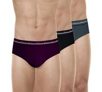 Eminence Business Le13 Ropa Interior Hombre, Ciruela Piping Negro/Negro Piping Ciruela/Antracita Piping Negro, L