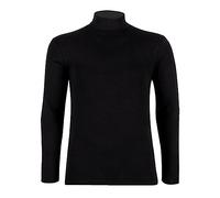 Eminence - Camiseta con Cuello en V y Manga Larga para Hombre Puro algodón, Negro, XL