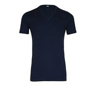 Eminence Camiseta de Manga Corta con Cuello en V de algodón Capa Base, Azul (Marino), XXL para Hombre