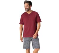 Eminence Dandy Juego de Pijama, Alto Marino y Blanco/Bajo Burdeos, S para Hombre