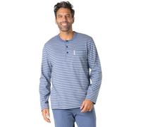 Eminence Interlock Lu20 Juego de Pijama, Blanco/Azul China, XL para Hombre