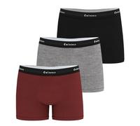 Eminence - Juego de 3 Boxers para Hombre Tailor, óxido C. Negro/Gris Chiné C. Negro/Negro C. Negro, XL