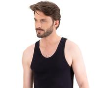 Eminence Pur Coton 0208 Camiseta de Tirantes Anchos, Negro, XL para Hombre