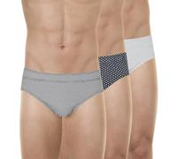 Eminence Ropa Interior Hombre, Negro Medio Círculo Gris/Gris Media Círculo Negro/Rectángulos Negro, XXXL
