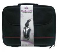 Eminent EW2505 - Maletín para Ordenador portátil 16.1" + ratón USB, Negro