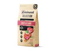 Eminent Selection Puppy - Alimento seco natural para cachorros | Carne y cordero | Sin gluten, fácil de digerir y rico en proteínas | Para un crecimiento saludable y una fuerte defensa (12 kg)