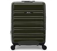 Eminent Voyager Maleta Cabina 55x40x20, Expandible, Rígida, 4 Ruedas, Ligera, Candado TSA, 2,7 kg, 39L, Maleta de Mano Trolley Viaje Avión Verde