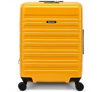 Eminent Voyager Maleta Cabina 55x40x20, Expandible, Rígida, 4 Ruedas, Ligera, Candado TSA, 2,7 kg, 39L, Maleta de Mano Trolley Viaje Avión Amarillo