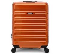 Eminent Voyager Maleta Cabina 55x40x20, Expandible, Rígida, 4 Ruedas, Ligera, Candado TSA, 2,7 kg, 39L, Maleta de Mano Trolley Viaje Avión Naranja