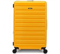Eminent Voyager Maleta Grande 77x51x30, Expandible, Rígida, 4 Ruedas, Ligera, Candado TSA, 158 cm, 4,4 kg, 112L, Maleta Viaje Trolley Facturar Amarillo