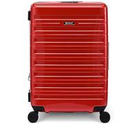 Eminent Voyager Maleta Mediana 67x44x26, Expandible, Rígida, 4 Ruedas, Ligera, Candado TSA, 3,4 kg, 71L, Maleta Viaje Trolley Facturar Avión Rojo
