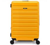 Eminent Voyager Maleta Mediana 67x44x26, Expandible, Rígida, 4 Ruedas, Ligera, Candado TSA, 3,4 kg, 71L, Maleta Viaje Trolley Facturar Avión Amarillo