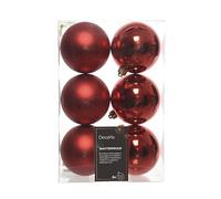 Eminza - Surtido de Bolas de Navidad Ariane Red