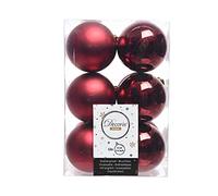 Eminza - Surtido de Bolas de Navidad Pia Burdeos