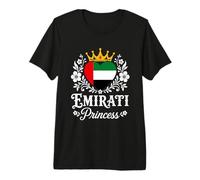 Emirati Princess Emirates Flag Proud Emirati Girl Camiseta Premium