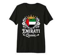 Emirati Queen Emirates Flag Proud Emirati Woman Camiseta Premium