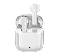 Emisor Audio Tooth 2 Auriculares Mini Auricular Tipo c Auricular 5,0 Deporte 2021 Juego Nuevo con micrófono Recarga Bluetooth Auricular Bluetooth Auriculares Tooth Escuchar Musica (White, One Size)