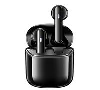 Emisor Audio Tooth 2 Auriculares Mini Auricular Tipo c Auricular 5,0 Deporte 2021 Juego Nuevo con micrófono Recarga Bluetooth Auricular Bluetooth Auriculares Tooth Escuchar Musica (Black, One Size)