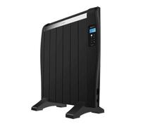 Cecotec Radiador Eléctrico Bajo Consumo ReadyWarm 1200 Thermal Black. 6 Elementos, 900 W, De Pared o de Pie, Temporizador, Mando a Distancia, Pantalla LCD, 10 m2