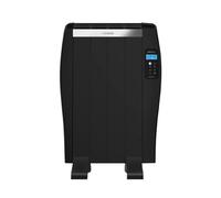 Cecotec Radiador Eléctrico Bajo Consumo ReadyWarm 800 Thermal Black. 4 Elementos, 600 W, De Pared o de Pie, Temporizador, Mando a Distancia, Pantalla LCD, 8 m2
