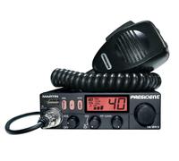 President Martin Multistandard 40CH Am/FM Roger Beep Scan - Filtro ANL (4 W, 12/24 V, Pantalla Multicolor, Radio CB para Europa)