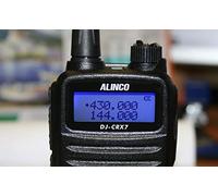 Emisora de Radio portátil VHF/UHF Alinco DJ-CRX-7, Radio FM, batería de 1800mAh, Talk Around, BCL, Tot, DTMF, CTCSS, DCS