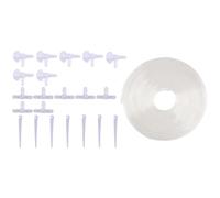 Emisores De - 7 Piezas Automáticas De Gotero | Transmisores De Riego | De Rápido | Con Tubo De 23 Pies Para Césped Invernadero Interior Audora