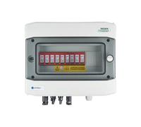EMITER EM-181_DC Rozdzielnica DC, IP65, limitadores de sobretensión DC Dehn 1000V tipo 1+2, 3x cadena PV, 3x MPPT