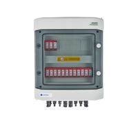 EMITER EM-206_DC Rozdzielnica DC, IP65, limitadores de sobretensión DC Dehn 1000V tipo 2, 5x cadena PV, 5x MPPT