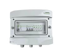 EMITER EM-296N_AC Tablero de distribución AC, IP65, SPD AC tipo 2, interruptor de sobrecorriente 10A 3-F, RCD tipo A 40A/300mA