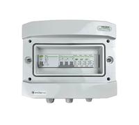 EMITER EM-308N_AC Tablero de distribución AC, IP65, SPD AC Noark tipo 1+2, interruptor de sobrecorriente 25A 3-F, RCD tipo A 40A/300mA