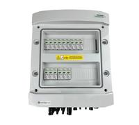 EMITER EM-317N_DC Caja de distribución DC, IP65, limitadores de sobretensión DC Noark 1000V tipo 1+2, 5x cadena PV, 5x MPPT