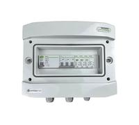 EMITER EM-357N_AC Tablero de distribución AC, IP65, SPD AC Noark tipo 1+2, interruptor de sobrecorriente 32A 3-F, RCD tipo A 40A/300mA