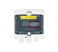 EMITER EM-47_AC Tablero de distribución AC, IP65, SPD AC Dehn tipo 1+2, interruptor de sobrecorriente 10A 3-F