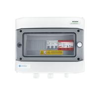 EMITER EM-470_AC Tablero de distribución AC, IP65, SPD AC Dehn tipo 2, interruptor de sobrecorriente 50A 3-F, RCD tipo A 63A/300mA