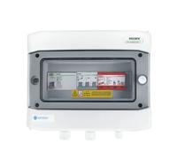 EMITER EM-909_AC Tablero de distribución AC, IP65, AC Dehn tipo 1+2, interruptor de sobrecorriente 40A 3-F, RCD tipo A 63A/300mA
