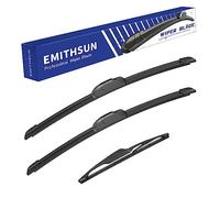 EMITHSUN Windshield Wiper Blades Replacement for Subaru Forester 2012-2018, That Meet OEM Quality Front Rear Wipers Blade Set for My Car - 26"+17"+14"(Set of 3)