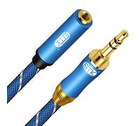 EMK Cable Alargador Macho a Hembra 3,5 mm Cable Jack Audio Estéreo para Audio Portátil,iPod,Smartphone,Tablet,Estéreo del Coche,MP3/4 y más 3M