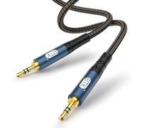 EMK Jack 3,5 mm AUX Cable para Phones,0 Jack 3,5 mm cables aux (2m) | macho a macho Cables auxiliar Audio Estéreo, cable de altavoz Echo, auriculares, teléfono, coche (Straight)