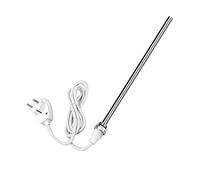 EMKE Barra de Calefacción para Radiador de Baño, 900 W, Acero Inoxidable, Calentador de Toallas Eléctrico, Elemento Calefactor con Enchufe