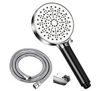 EMKE Cabezal de ducha que ahorra agua con manguera, cabezal de ducha de ahorro de agua con filtro, ducha de lluvia, juego de cabezal de ducha económico, cabezal de ducha que aumenta la presión, ducha