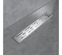 EMKE FD140BN Canaleta de Ducha, Acero Inoxidable Cepillado, 40cm