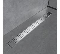 EMKE FD170BN Canaleta de Ducha, Acero Inoxidable Cepillado, 70cm