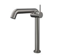 EMKE Grifo de baño Antracita Mate, mezclador monomando de latón, cartucho cerámico,332 x 220 x 76 mm, Grifo baño fácil instalación, ahorro de agua, grifo de lavabo.