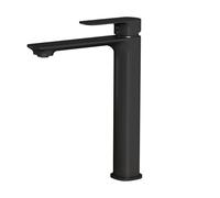 EMKE Grifo de Baño Negro Mate, Mezclador de Latón con Cartucho Cerámico y Aireador Instalación Fácil,269x215x49 mm, Grifo de Lavabo Duradero, Ahorro de Agua