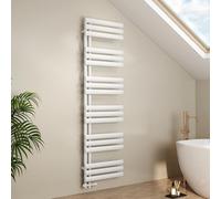 EMKE Radiador de baño, Soporte para Toallas Ovalado,1740x500 mm, Blanco