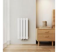 EMKE Radiador Pequeño Vertical 600x300 mm, 327 W, Blanco,Doble Panel
