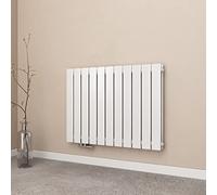 EMKE Radiador Plano, 63x85cm, Radiador de Panel Radiador de Diseño Horizontal, doble capa, Blanco color