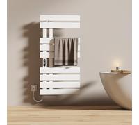 EMKE Secatoallas Eléctrico de baño 1000 x 500 mm, Toallero eléctrico, Blanco 320W,Control de Temperatura Inteligente